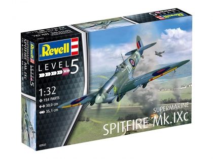 Revell, сглобяем модел, спитфайър Mk. IX , военен самолет, самолет от Втората световна война, Втората световна война, играчка за сглобяване, конструктор, конструктори, игра, игри, играчка, играчки 