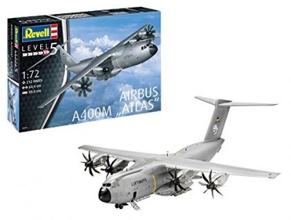 Revell,  сглобяем модел, еърбъс А400М Атлас, самолет, НАТО, самолет на НАТО, самолет за сглобяване, играчка за сглобяване, конструктор, конструктори, игра, игри, играчка, играчки 