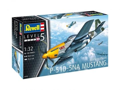 Revell, сглобяем модел, самолет мустанг P-51D, ранна версия, самолет от Втората световна война, американски самолет, самолет, сглобяем самолет, играчка за сглобяване, конструктор, конструктори, игра, игри, играчка, играчки 