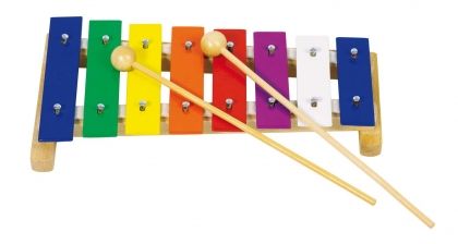 Goki, Ксилофон 8 тона, детски ксилофон, ксилофон, музикална играчка ксилофон, цветен, дървен, играчка, играчки, игри, игра