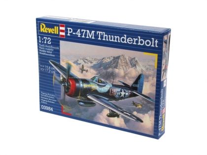 Revell, сглобяем модел, P-47M Тъндърболт, самолет за сглобяване, сглобяване, военен самолет, самолет от Втората световна война, сглобяема играчка, играчка за сглобяване, конструктор, конструктори, игра, игри, играчка, играчки 