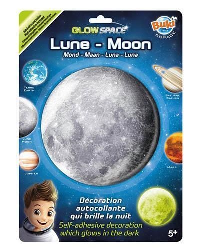 Buki Franсe, Космос, фосфоресцираща, Луна, стикер, стикери, светещи, игра, игри, играчка, играчки