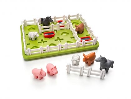 smartgames, логическа игра, умният фермер, логическа, ферма, животни, фермерски животни, забавна игра, игра, игри, играчка, играчки