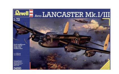 Revell, сглобяем модел, авро Ланкастър Mk. I/III, сглобяем бомбардировач, бомбардировач за сглобяване, самолет за сглобяване, играчка за сглобяване, игра, игри, играчка, играчки 