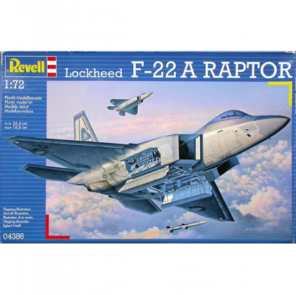 Revell, сглобяем модел, локхийд F-22 A раптор, сглобяем модел на самолет, самолет за сглобяване военен самолет за сглобяване, конструктор, конструктори, игра, игри, играчка, играчки  