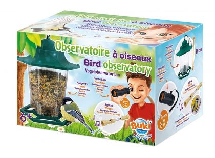 Buki France, обсерватория за птици, забавление, деца, дете, природа, животни, птици, обсерватория, изследване, хранилка за птици, монокуляр, игра, игри, играчка, играчки
