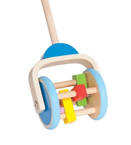 Hape, детска, дървена, играчка, за бутане, координация, баланс, двигателните, умения, играчка, играчки, игри, игра 