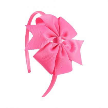 диадема, с панделка, панделки, розово, розова, розови, аксесоар, аксесоари, за, коса, диадеми, подарък, подаръци, headband