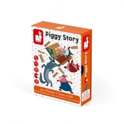janod, стратегическа игра, трите малки прасенца, трите прасенца, забавна игра, игра със зарчета, игра, игри, играчка, играчки