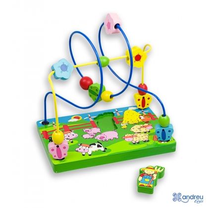 Andreu toys, цветен, лабиринт, фермер, играчка, играчки, игри, игра