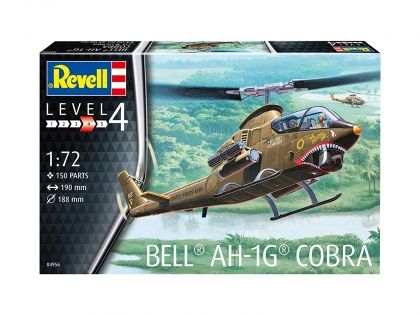 Revell, сглобяем модел, Въртолет Бел AH - 1G Кобра, въртолет, сглобяем модел, модел за сглобяване, играчка за сглобяване, конструктор, конструктори, игра, игри, играчка, играчки 