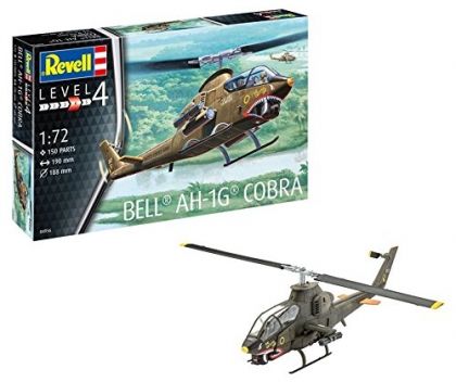 Revell, сглобяем модел, Въртолет Бел AH - 1G Кобра, въртолет, сглобяем модел, модел за сглобяване, играчка за сглобяване, конструктор, конструктори, игра, игри, играчка, играчки 