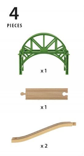 Brio, дървена играчка, мост, за сглобяване, дърво, дървен, дървени, мост, мостове, жп линия, линии, играчка, играчки, игра, игри