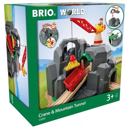 Brio, дървена играчка, кран, тунел, дърво, дървен, дървени, играчка, играчки, игра, игри