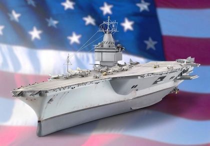 Revell, сглобяем модел, американски военен кораб Forrestal, кораб за сглобяване, военен кораб, кораб, кораби, играчка за сглобяване, игра, игри, играчка, играчки 