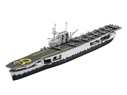 Revell, сглобяем модел, военен кораб Хорнет CV-8, кораб, кораби, сглобяем модел, сглобяем кораб, игра, игри, играчка, играчки 