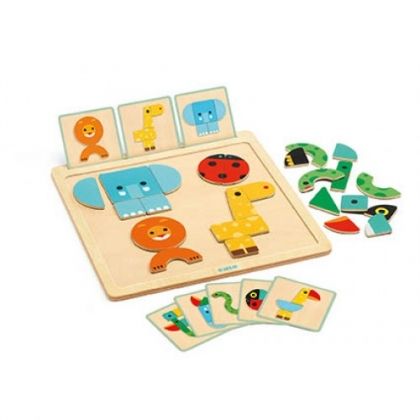 djeco, дървена магнитна игра, геооснови, магнитна игра, дървена игра, образователна игра, животни, магнит, забавна игра, игра, игри, играчка, играчки