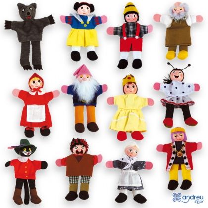 Andreu toys, комплект, кукли, за, пръсти, играчка, играчки, игри, игра 