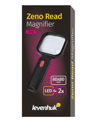 levenhuk, лупа, Zeno Read ZR10 White Magnifier , лупа със светлина, изследователска лупа, детайли, изследване, увеличение