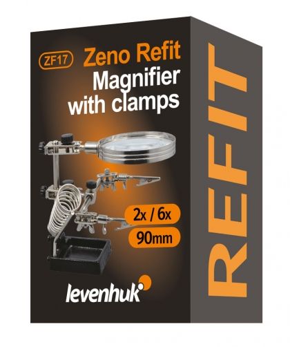 levenhuk, лупа, Zeno Refit ZF17 Magnifier, изследователска лупа, детайли, изследване, увеличение