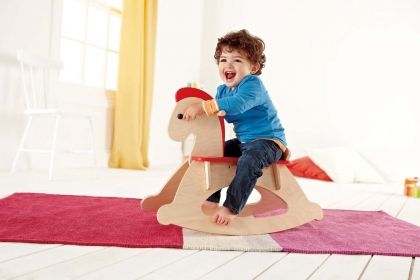 Hape, дървено, конче, люлка, играчка, играчки, игри, игра