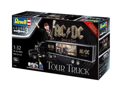 Revell, сглобяем модел, Камион и ремарке AC / DC, комплект, сглобяем камион, камион за сглобяване, играчка за сглобяване, игра, игри, играчка, играчки 