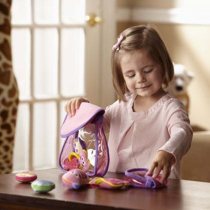 melissa & doug, плюшена чантичка с аксесоари, плюшена чанта, плюшена чантичка, чанта с аксесоари, момичешка чантичка, игра, игри, играчка, играчки