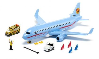 Siku, играчка, търговски самолет с аксесоари, играчка самолет, играчка самолет с аксесоари, самолет с аксесоари, метална играчка, играчка за момчета, забавление, играчка за момичета, движеща се играчка, момиче, момичета, момче, момчета, дете, деца