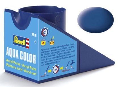 Revell, аква боичка, синьо мат, бои, боичка, боички, детски боички, боички за оцветяване, творчество, друго творчество, детско творчество 