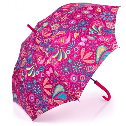 Gabol, сгъваем автоматичен чадър, късмет, сгваем чадър, практичен чадър, чадър за момичета, чадър за момчета, детски чадър, цветен чадър, момиче, момичета, момче, момчета