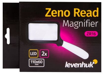 levenhuk, лупа,  Zeno Read ZR16, лупа за четене, изследователска лупа, детайли, изследване, увеличение, сгъваема лупа