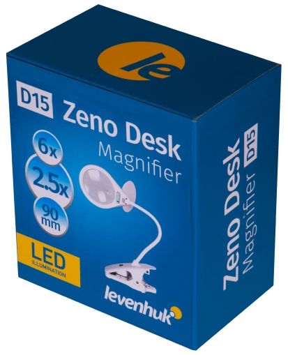 levenhuk, лупа, Zeno Desk D15, настолна лупа, лупа със светлина, изследователска лупа, детайли, изследване, увеличение