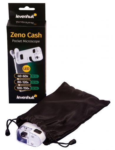 levenhuk, джобен микроскоп, Zeno Cash ZC14, малък микроскоп, микроскоп, микроскоп за банкноти, ежедневен микроскоп