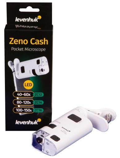 levenhuk, джобен микроскоп, Zeno Cash ZC14, малък микроскоп, микроскоп, микроскоп за банкноти, ежедневен микроскоп