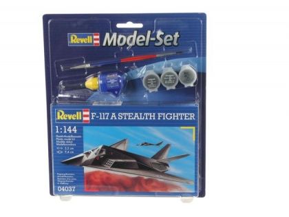 Revell, сглобяем модел, F-117A Стелд изтребител, комплект, изтребител, изтребител за сглобяване, играчка за сглобяване, игра, игри, играчка, играчки 