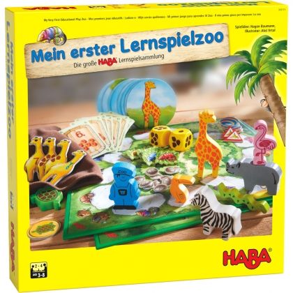 Haba, образователни настолни игри 10 в 1, зоопарк, настолна игра, образователна игра, детска образователна, игра, игри, играчка, играчки  