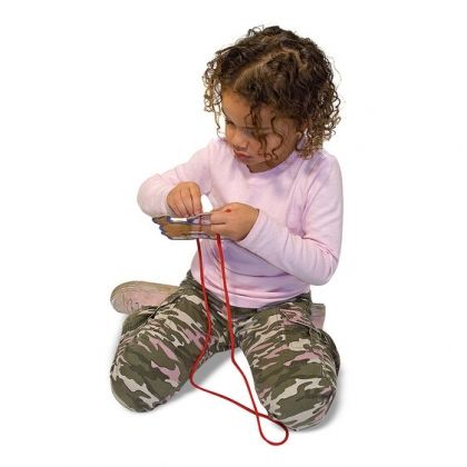 melissa & doug, Дървен комплект за нанизване на шнурове, домашни любимци, нанизване на шнурове, комплект за нанизване, низанка, животни, игра, игри, играчка, играчки