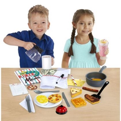 melissa & doug, Комплект за игра, Хубав ресторант, кухня, ресторант, детска игра, детски ресторант, забавна игра, игра, игри, играчка, играчки