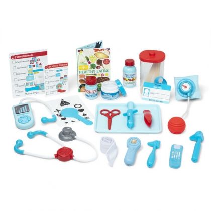 melissa & doug, лекарски комплект, бързо оздравяване, докторски комплект, доктор, лекар, комплект за игра, игра, игри, играчка, играчки