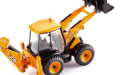 siku, Метална играчка, Багер JCB 4CX, багер, метален багер, багер играчка, JCB 4CX, игра, игри, играчка, играчки