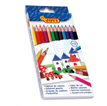 jovi, цветни моливи, моливи за рисуване, моливи за оцветяване, различни цветове моливи, комплект моливи, рисуване, оцветяване, творчество