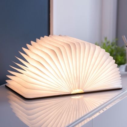 gingko, дървена дизайнерска лампа, книга, дървена лампа, дизайнерска лампа, smart book, лампа, обзавеждане