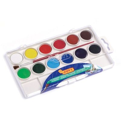 jovi, акварелни боички, ф22, акварелни бои, бои, боички, рисуване с бои, рисуване, оцветяване, творчество