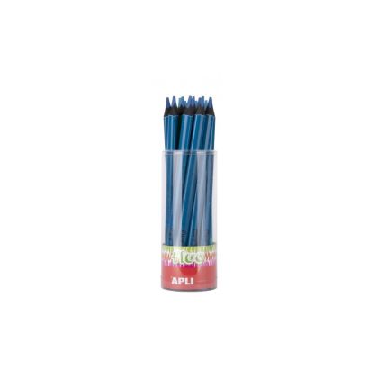 Apli - Цветни моливи с ергономична форма - Джъмбо - Неонови цветове