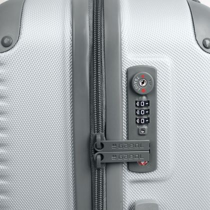 Gabol, пътнически куфар, баланс, сребрист, 55 см, куфар, куфари, пътнически куфар, път, пътник, пътници, пътуване, пътувания 