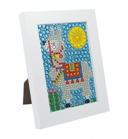 buki france, блестяща мозайка, лама, детска мозайка, мозайка за деца, мозайка с камъчета, мозайка лама, мозайка, творчески комплект, творчество