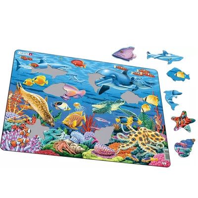 Larsen, детски пъзел, коралов риф,35 части, коралов риф, пъзел, пъзел за деца, детски пъзел, пъзели, puzzle, puzzles  