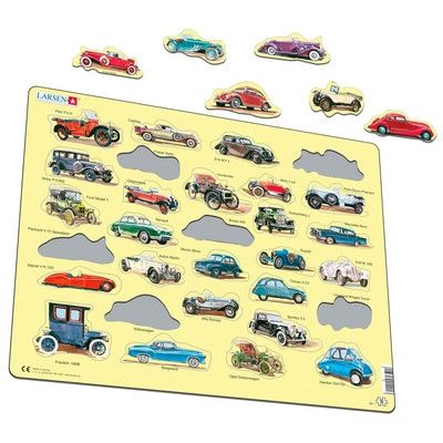 Larsen, детски пъзел, коли, 30 части, пъзел, пъзели, детски пъзели, пъзел за сглбояване,  puzzle, puzzles 