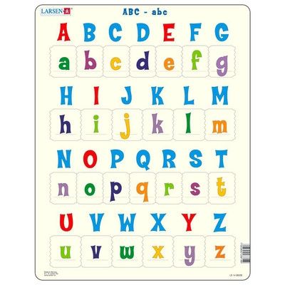 Larsen, образователен детски пъзел, английската азбука, 26 части, пъзел, пъзели, детски пъзели, puzzle, puzzles