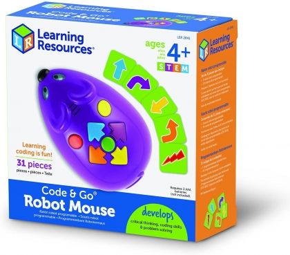 Learning Resources , Детска играчка за програмиране, Мишката-робот Джак, мишка-робот, мишка, робот, програмиране, детска играчка, образователна играчка, робот, игра, игри, играчка, играчки